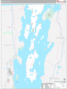 Grand Isle County, VT Digital Map Premium Style